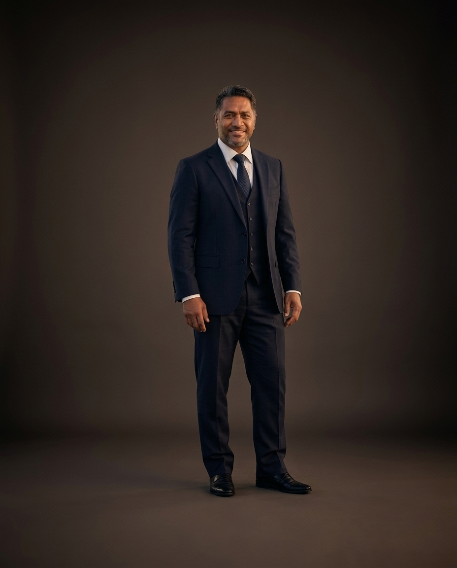 An Odyssey Luxe chauffeur fully suited